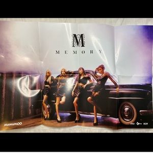 mamamoo poster and photocard